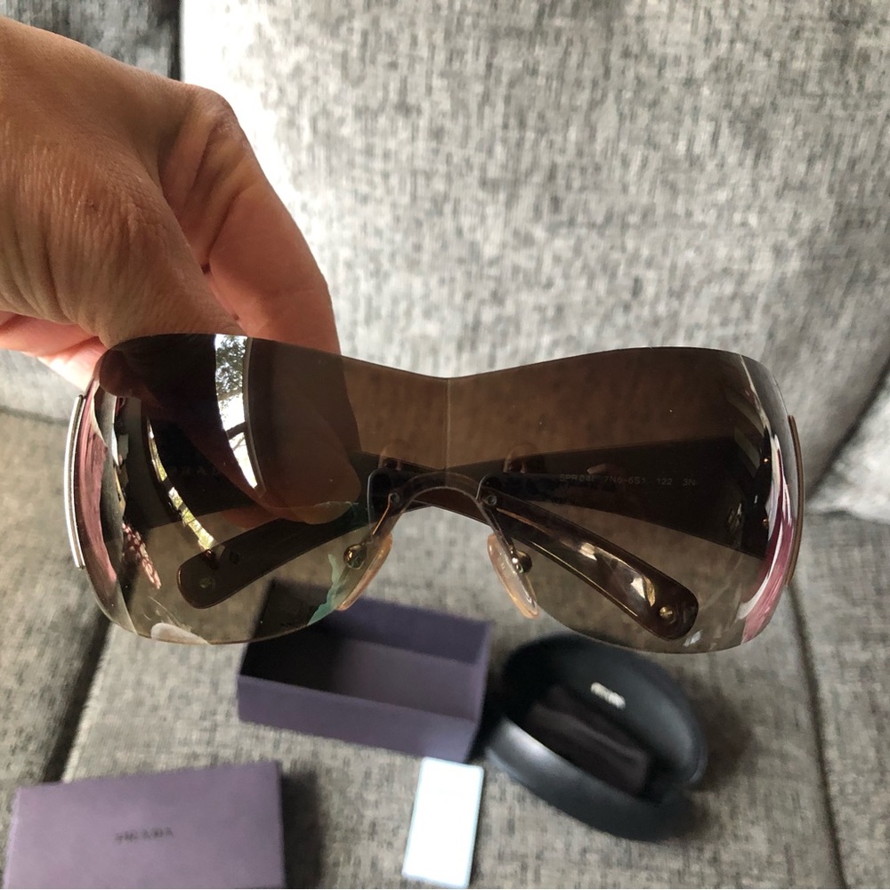 Prada Wrap-around Sunglasses